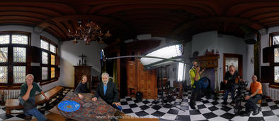 HDRI panorama portret recording from Tim's Vermeer film crew - Part 3 - the (close) Encounters Project