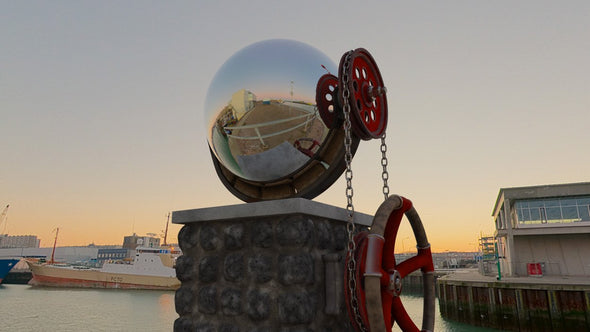 Dutch Free 360° HDRI – 002 | Harbour scene with boats 3D render 002c