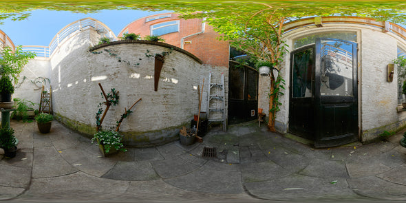 Dutch Free 360° HDRI – 004 | Backyard scene panoramic version
