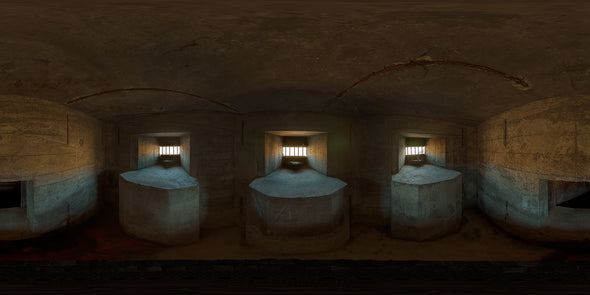 Dutch Free 360° HDRI – 007 | Bunker scene panoramic version 007a