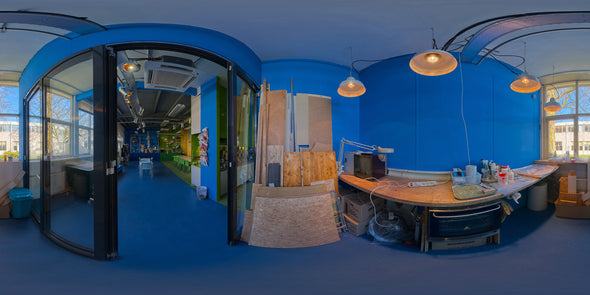Dutch Free 360° HDRI – 009 | Office interior scene panoramic version 009e