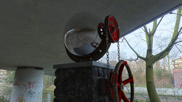Dutch Free 360° HDRI – 011 | Under Bridge scene 3D render