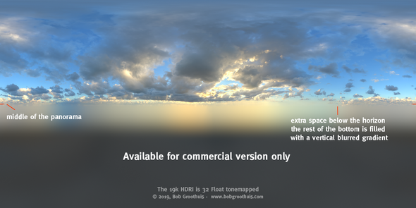 Dutch Free 360° HDRI – 021 | Free Dutch Skies 360° HDRI (11K) scene panoramic version Incl. horizon retouched HDRI with 32 Float tonemapped HDRI only available in the commercial version