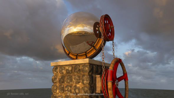 Dutch Free 360° HDRI – 022 | Free Dutch Skies 360° HDRI (19K) scene 3D render
