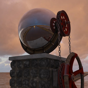 Dutch Skies 360° HDRI - 19k (XL) - 008 | Dutch Skies 360° HDRI 19k (XL) scene | afternoon, painterly red sky, clouds, rain