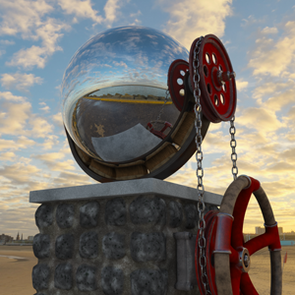 Dutch Skies 360° HDRI - 19k (XL) - 009 | Dutch Skies 360° HDRI 19k (XL) scene | sunrise, little clouds, blue sky, sunny