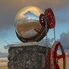 Dutch Skies 360° HDRI - 19k (XL) - 019 | Dutch Skies 360° HDRI 19k (XL) scene | afternoon, strange light, big clouds, blue sky, little moon